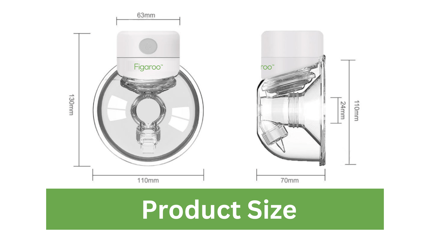 Figaroo™ S12 Hands-Free Wearable Breast Pump