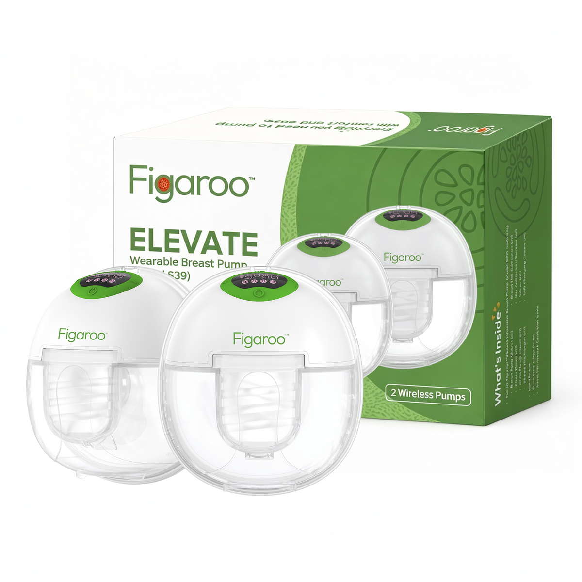 Figaroo™ Elevate (S39) Hands-Free Wearable Breast Pump