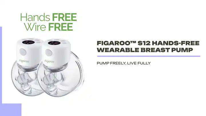 Figaroo&trade; S12 Hands-Free Wearable Breast Pump by@Outfy